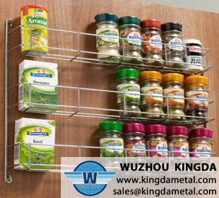 3 Tier wall mounted spice rack