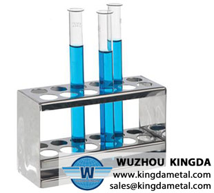 Chemistry stainless test tube rack