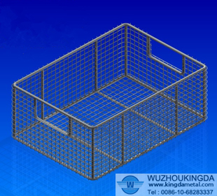 Steel Mesh Basket on Industrial Mesh Baskets Industrial Mesh Baskets Supplier Wuzhou Kingda