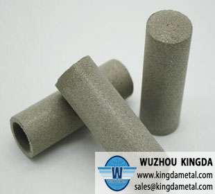 Metal sintered powder tube