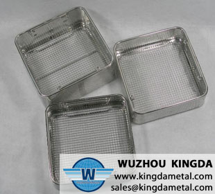 Perforated basket for medical sterilization