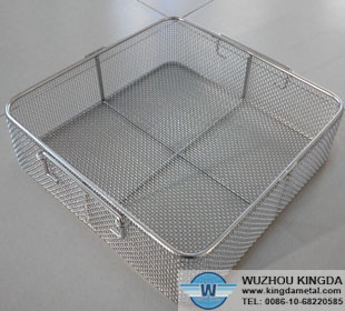Stainless steel cleaning basket