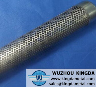 Stainless steel perforated metal tube