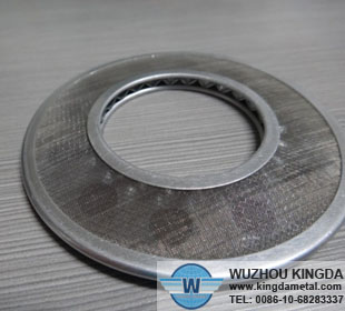 Steel double layer filter disc
