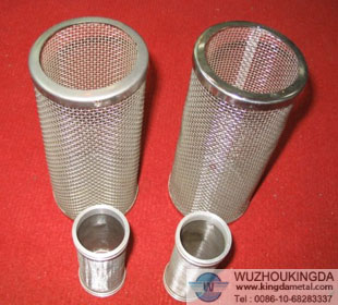 Woven wire mesh filter tube
