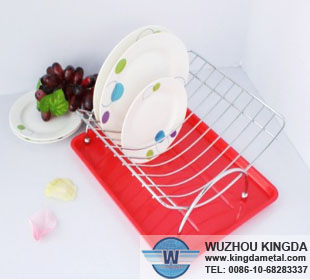 Dish drainer tray