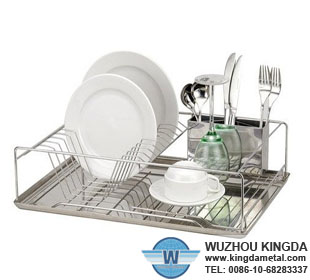 Dish rack and <a href='http://www.kingdametal.com' target='_blank' class='fontb'>dish drainer</a>