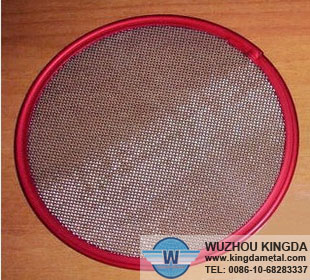 Mesh woven filter discs