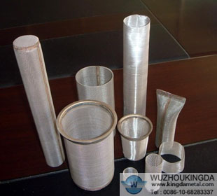 Metal filter tube