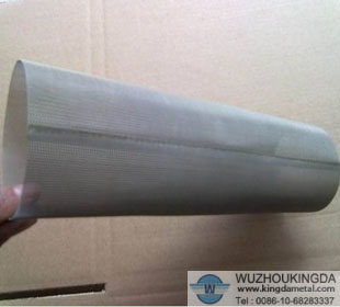 Metal mesh filter tube