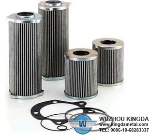 Metal wire mesh filter cartridge