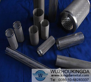 Perforated cylinder tube