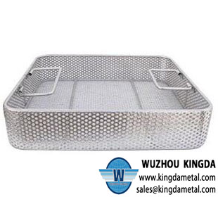 Perforated medical basket