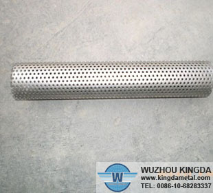 Perforated round hole filter tube