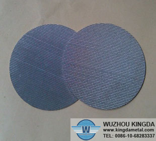 Stainless metal mesh filter disc