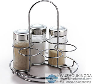 stainless spice rack