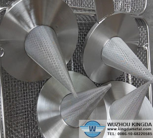 Stainless steel conical filter