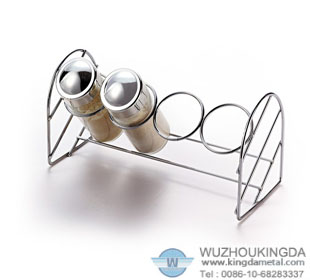 Stainless steel spice rack