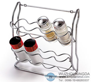 Stainless steel wire spice rack