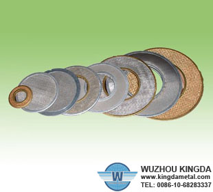 Stainless wire mesh filter discs