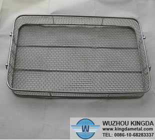 Stainless wire mesh tray