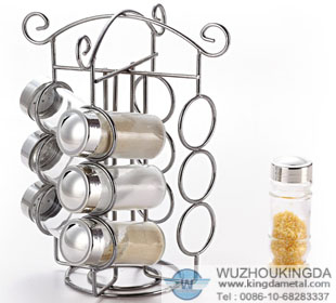 stainless wire spice rack