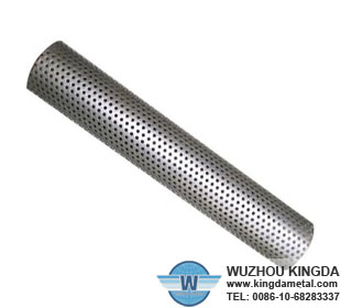 Steel perforated filter tube