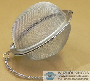 Steel tea infuser ball