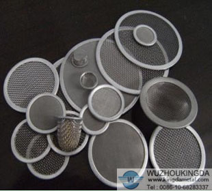 Steel wire mesh filter disc