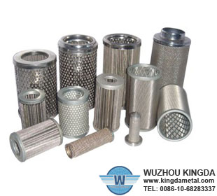 Wire mesh stainless filter elements