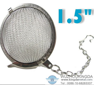 Wire mesh tea infuser ball