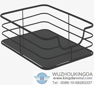 Wire steel office tray