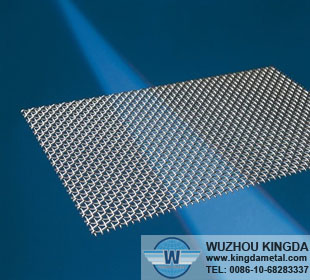 Woven mesh single layer filter disc